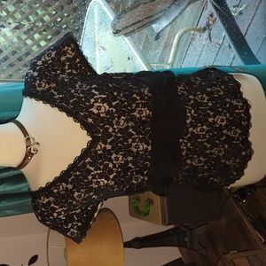 Beautiful black lace top